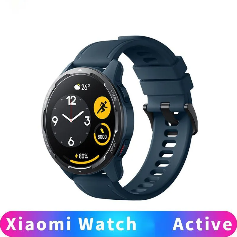 Xiaomi Watch Color 2 Active Global الإصدار الذكي GPS Blood Oxygen 1.43 "AMOLED عرض Bluetooth 5.2 مكالمات هاتفية MI Smartwatch