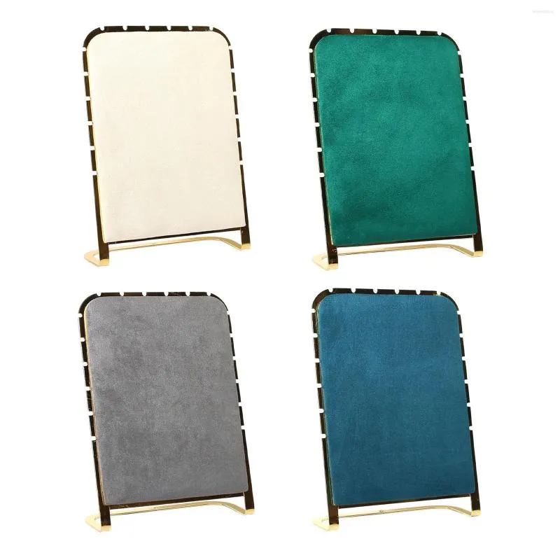 Pochettes à bijoux porte-collier cadre en métal pendentif chaîne présentoir support pour spectacles comptoir chambre détail table