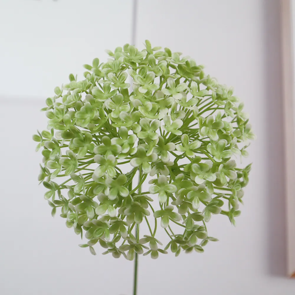 Imitation hortensia blomma huvud diy handgjorda krans gör material bröllop dekoration väggarrangemang tillbehör falsk blomma grossist