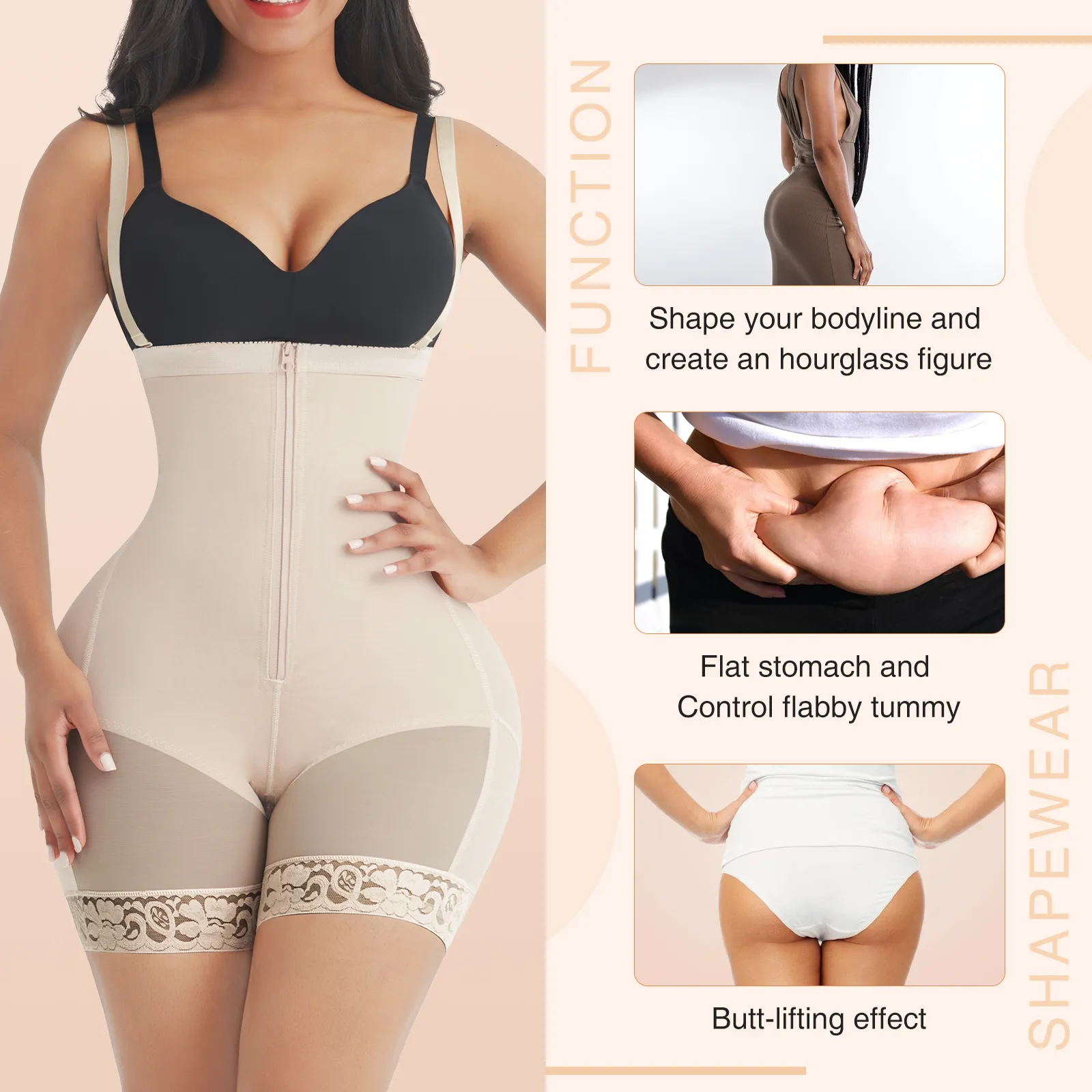 al por mayor fajas sin costuras shapewear adelgazamiento de cuerpo