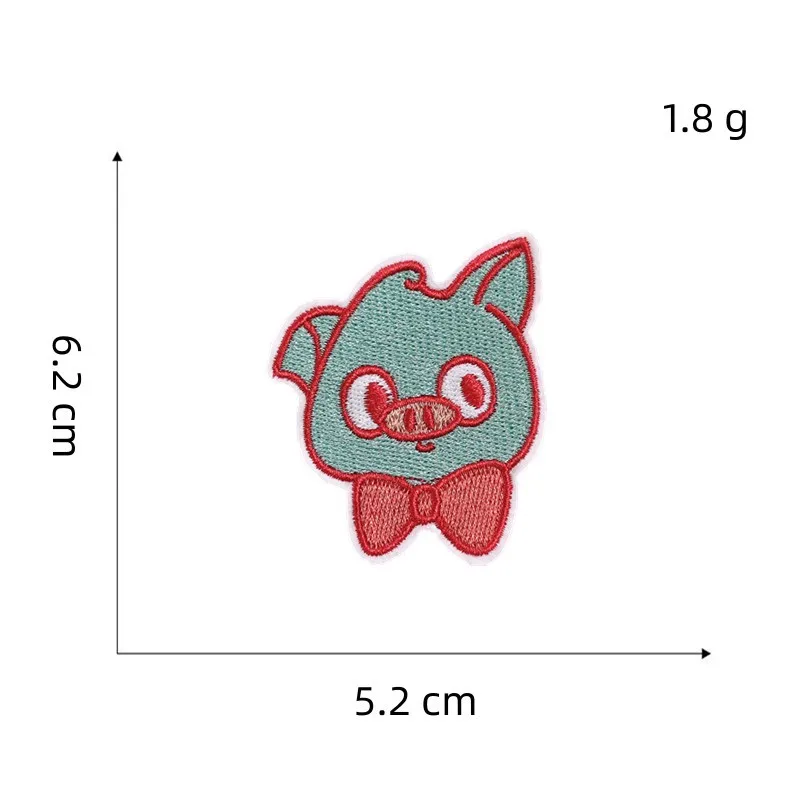 Cute Animal Embroidered Iron On Patches For Clothes, Jackets