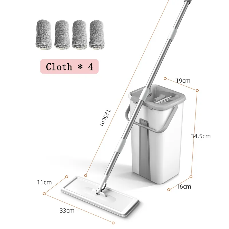 Vadrouille En Microfibre Vadrouille De Nettoyage Vadrouille Humide  Vadrouille De Nettoyage De Sol Vadrouille Sèche Et Humide à Double Usage  Lavage à La Main Sans Microfibre