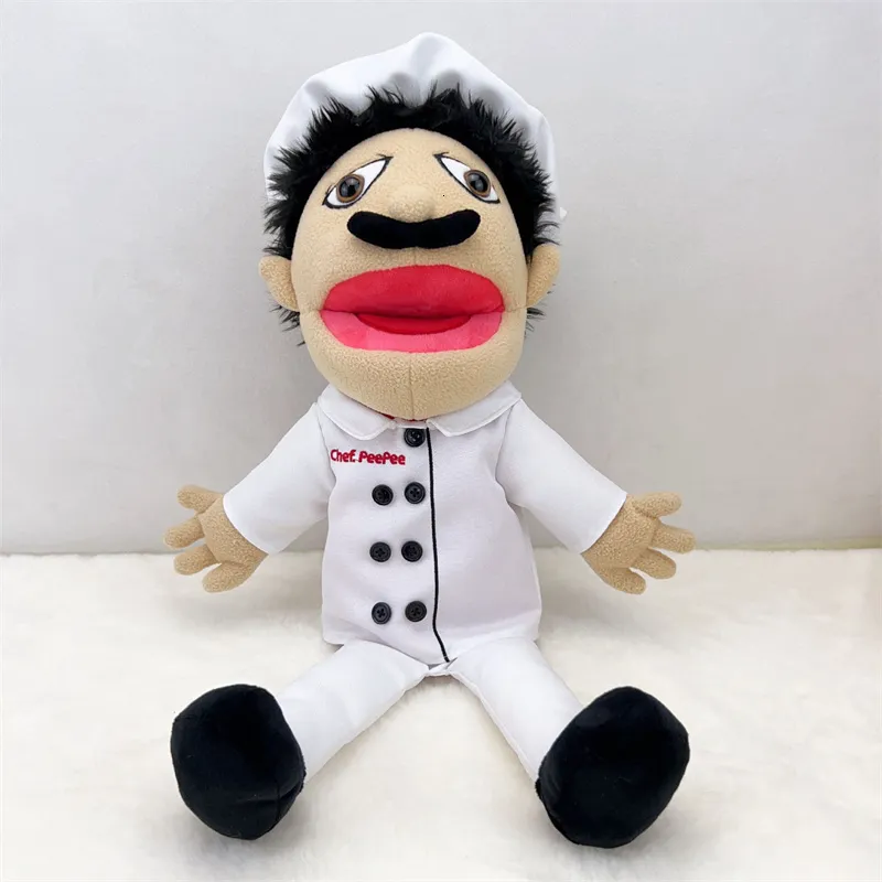 Poupées En Peluche 60cm Grand Jeffy Marionnette En Peluche Chapeau