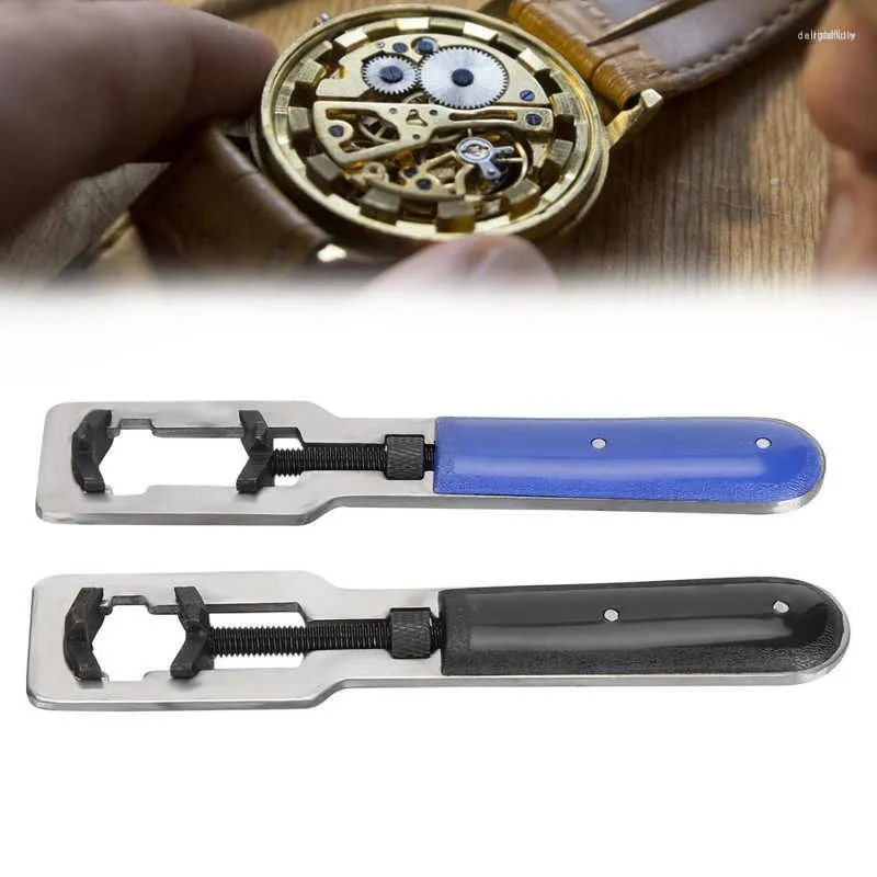 Kit di riparazione dell'orologio 2 pezzi Strumento per orologiaio accessorio per la riparazione di accessori per la riparazione di fondelli professionali in lega