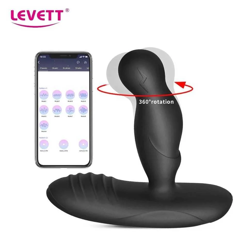 App fjärrprostata drag roterande vibrerande stång manlig g-plats vestibular anal plug massager 75% rabatt online försäljning