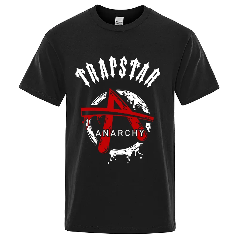 Trapstar Streetwear T-shirt homme coucher de soleil bord de mer Art impression T-shirt col rond coton haut court col en v vêtements imprimé T-shirt garçon filles