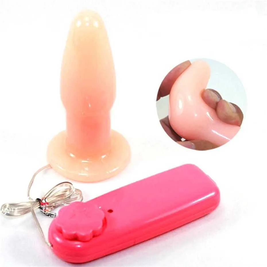 Toys Flesh Electric Anal Clug and Expander dla mężczyzn Kobiet Małe urządzenie 75% zniżki na sprzedaż online