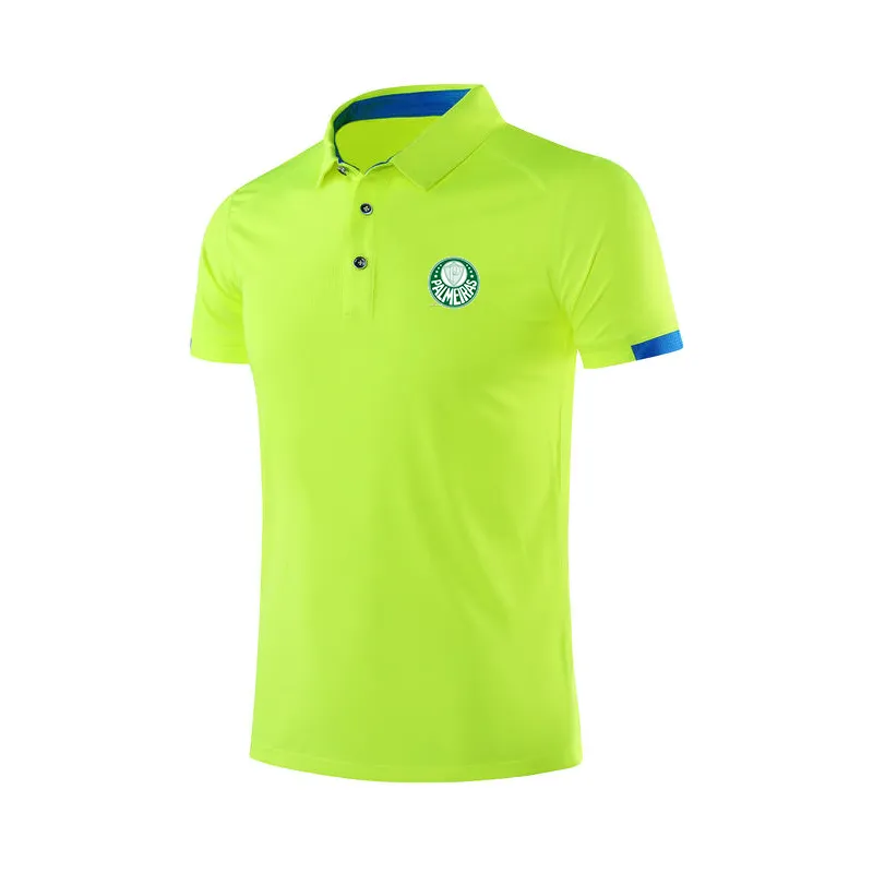 Sociedade Esportiva Palmeiras Men's and Women's Polo Fashion Design Soft Breattable Mesh Sports T-shirt utomhus sport avslappnad skjorta