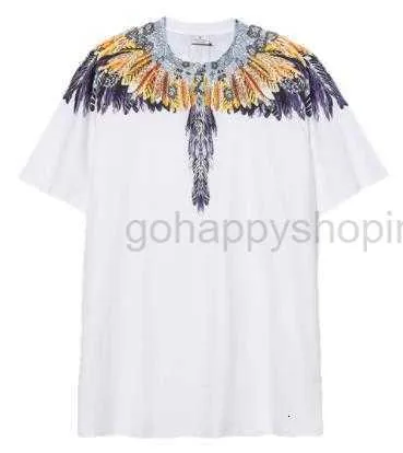 Mb Trendy Brand New Wings Manica corta Marcelo Classic Feather T-shirt stampata da uomo e da donna07fk 19