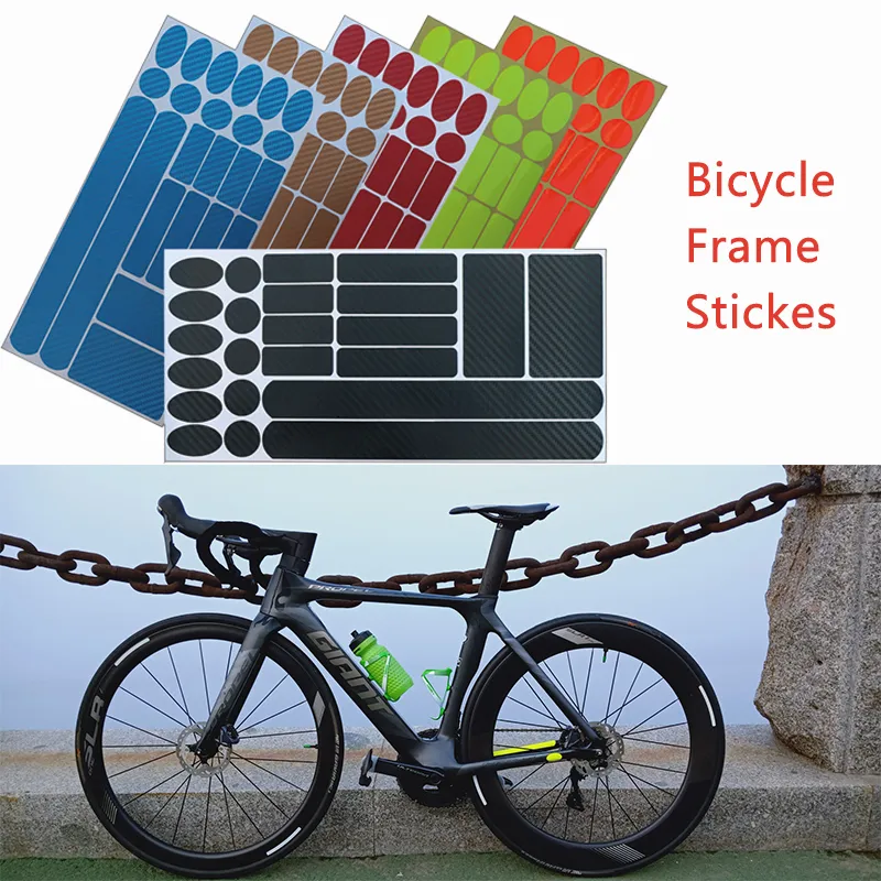 Bike Groupsets 1Pc Bicycle Frame Stickers Bike Chain Protetor Tape MTB Protective Cycling Scratch-Resistant Paster Guard Cover 230621