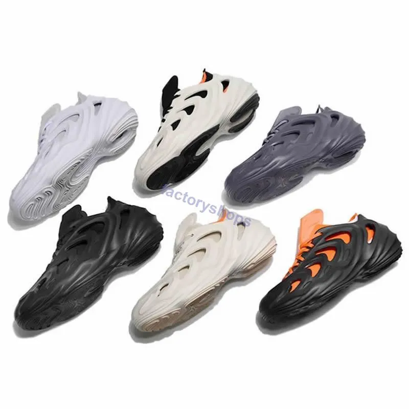 2023 Adifom Q Sandals Slides Slippers Stone Gray Sage Brown Shoe Carbon Sand Black Bone White Onyx Men Women Dark Gray Salt Summer Summer Slippers 36-46