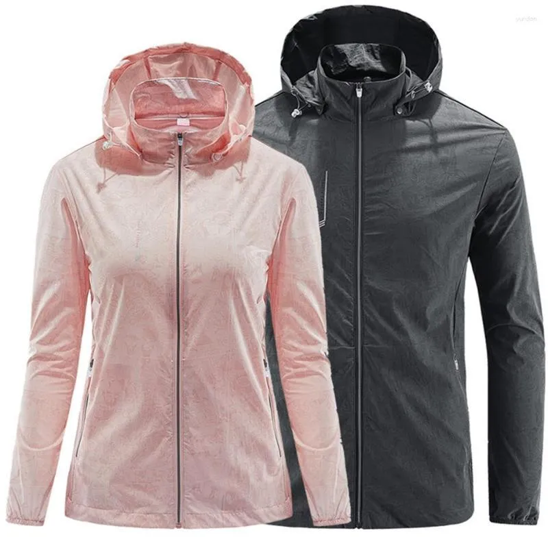 Giacche da caccia Camouflage Protezione solare Giacca in pelle Donna Estate Outdoor Anti-UV Asciugatura rapida Traspirante Sottile Giacca a vento Uomo Escursionismo