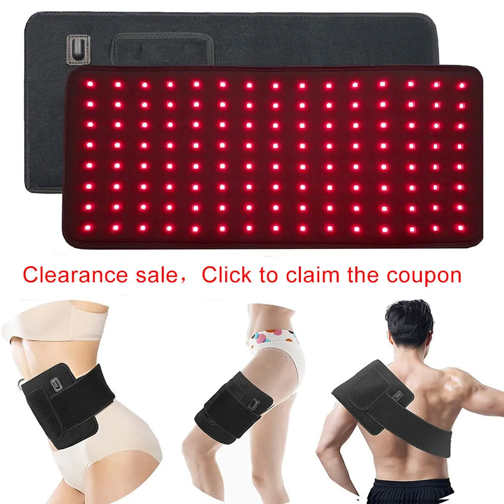 Portable Slim Equipment Bokeds Red Light Therapy Belt Near Infrared LED Red Light Therapy Wrap Wearable Pad for Leg Knee Back Waist Shoulde 230621