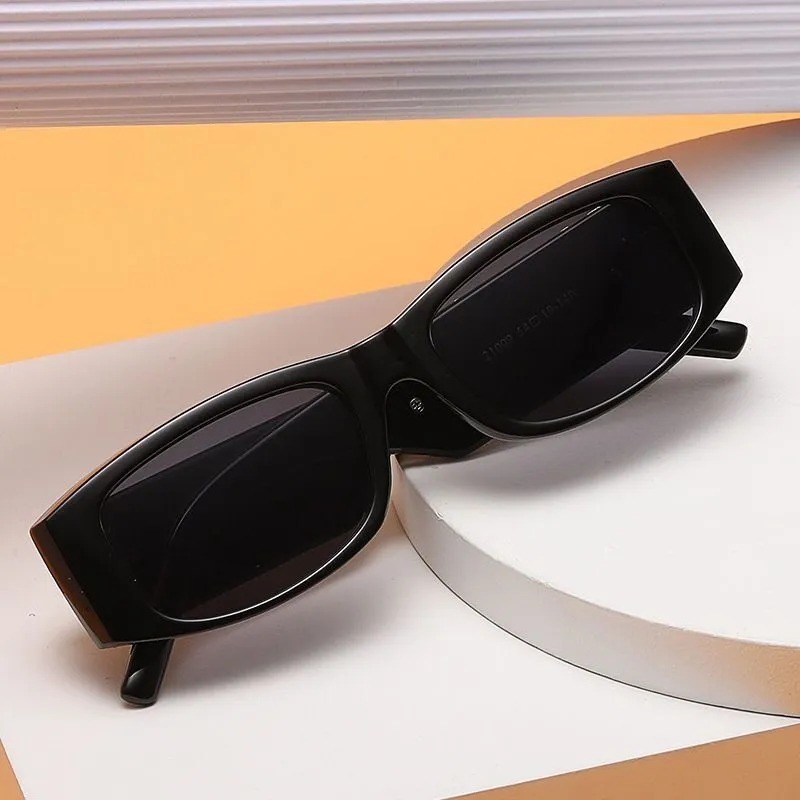 Designer Palmangel zonnebril voor dames heren Designer Summer Shades Gepolariseerde brillen Groot frame Zwart Vintage Oversized Su F Police Dames