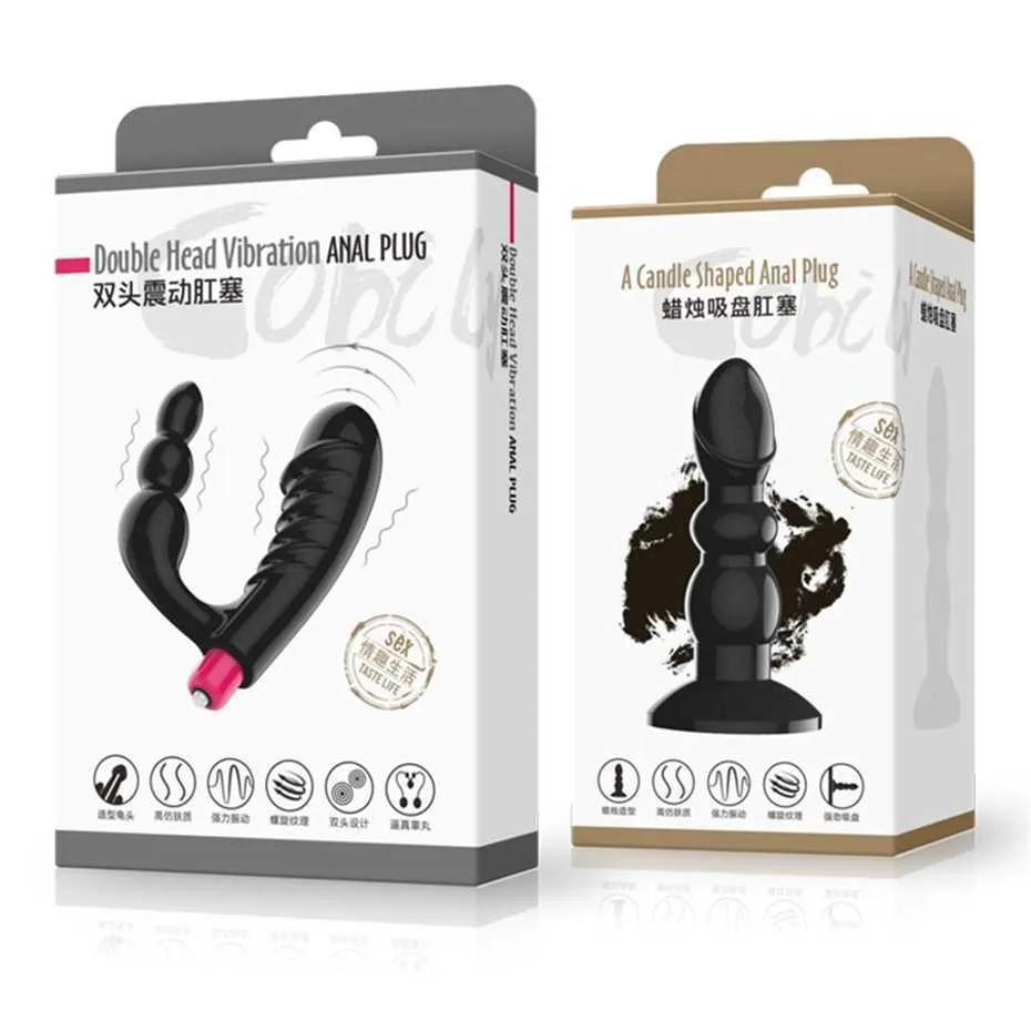 Plug anal vestibulaire masseur de prostate vibrant appareil adulte pour hommes et femmes