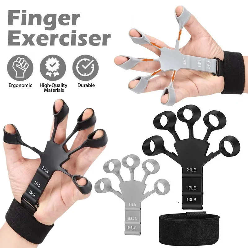 Hand Grips Exercises Gym Power Device Grip 1pcs Gripster Strengthener Hand Finger Grip Hand Fitness Gripper Gripster Silicone Training 230621