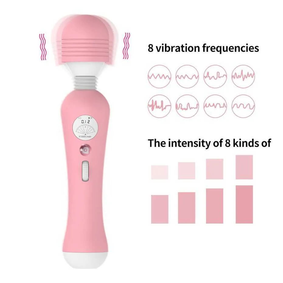 AV Stick Vibrating Massage Charging and Heating Female Automatic Products Batch 75% rabatt på onlineförsäljning