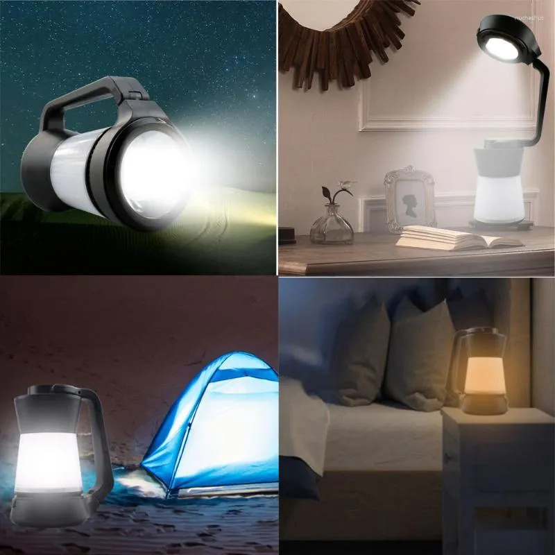 Lampy stołowe Kreatywne LED wielofunkcyjna lampa biurka przenośna 3 w 1 Ochrona przed oczami czytanie salonu w sypialni wystrój domu
