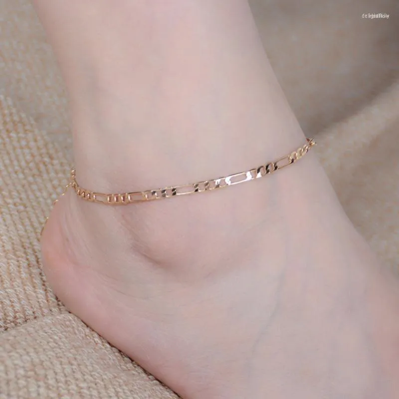 Anklets eleganta ankelarmband för kvinnor boho fotkedja smycken femme cheville bijoux pulseras tobilleras mujer enkelbandje