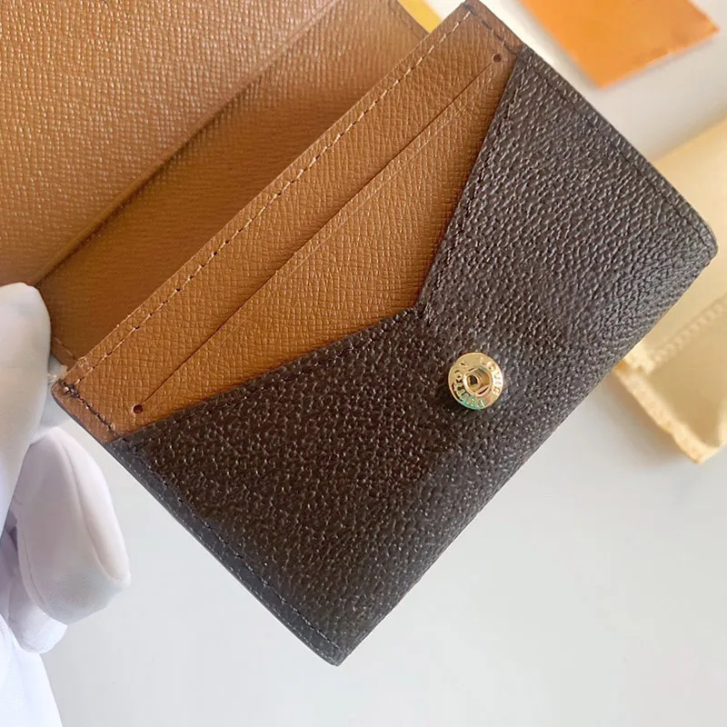 2024 Envelopete Carte De Visite M63801 Designer Moda Masculino Coin