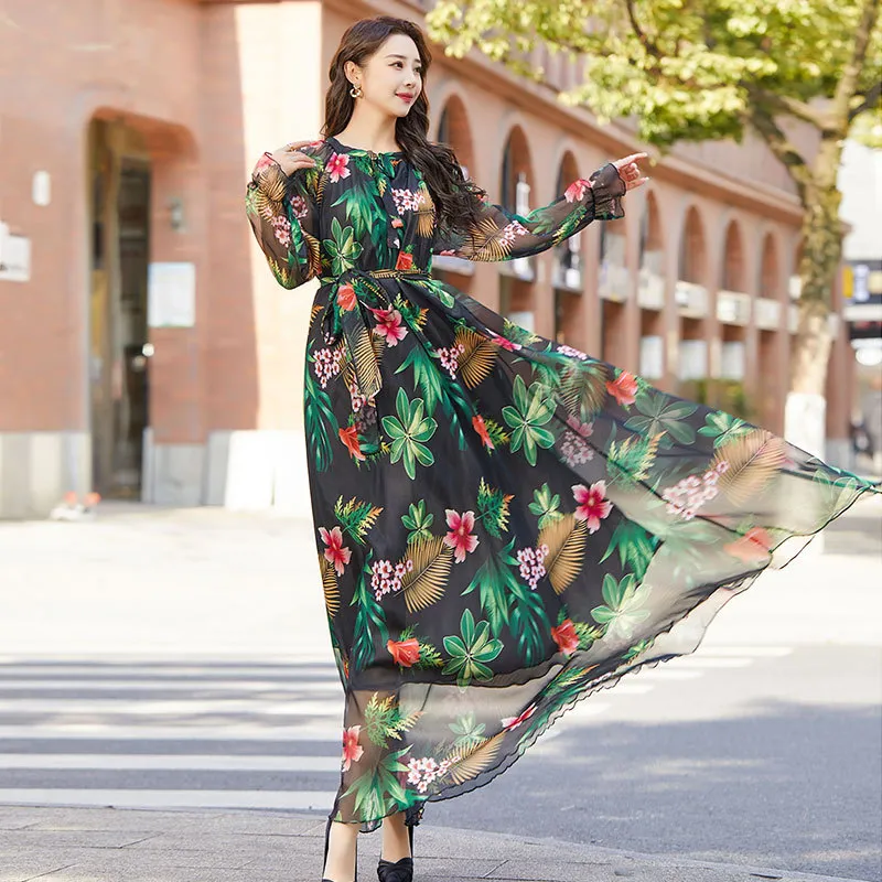 dresses women knee length 3/4 Sleeves Midi Knee Length Dress 8526 XS / Burgundy(Maroon) main image 0