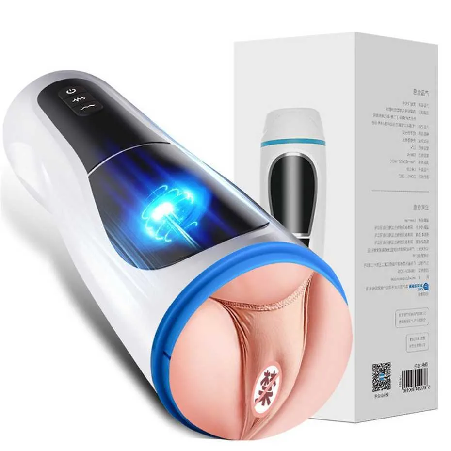 Guifei Fully Automatic Telescopic Rotating Aircraft Cup Men's Charging Sound Pulse Exerciser Adult Products 75% Off Online sales