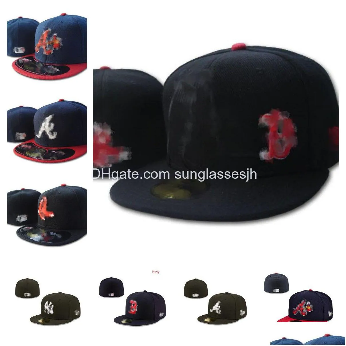 Casquettes de baseball Chapeaux ajustés Snapbacks Tailles Chapeau Toute l'équipe Casquette de basket-ball en coton brodé réglable Designer Sports de plein air Pêcheur Dh5fc