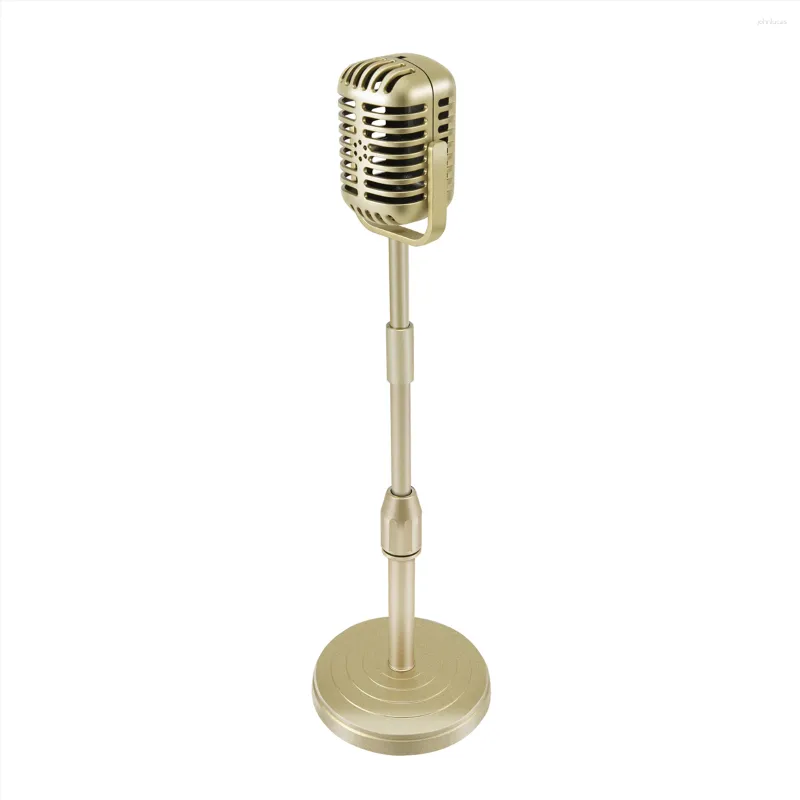 4pcs, Microphone Vintage En Plastique Microphone Rétro Accessoire De Scène  Faux Microphone Classique Modèle De Microphone