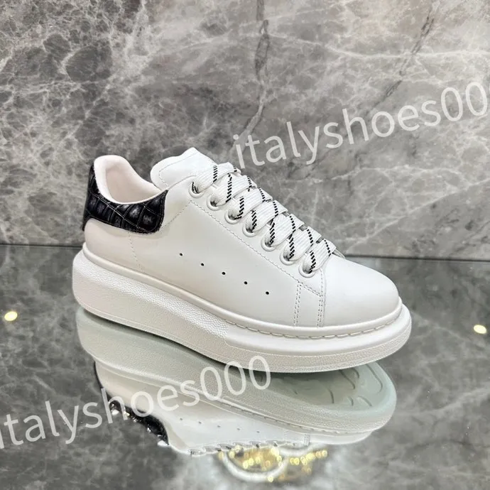 2023 Nieuwe Luxe Mode Schoenen Wit Zwart Dream Sneaker Dames En Heren Rubberen Zool Zacht Kalfsleer Lace-up Trainers