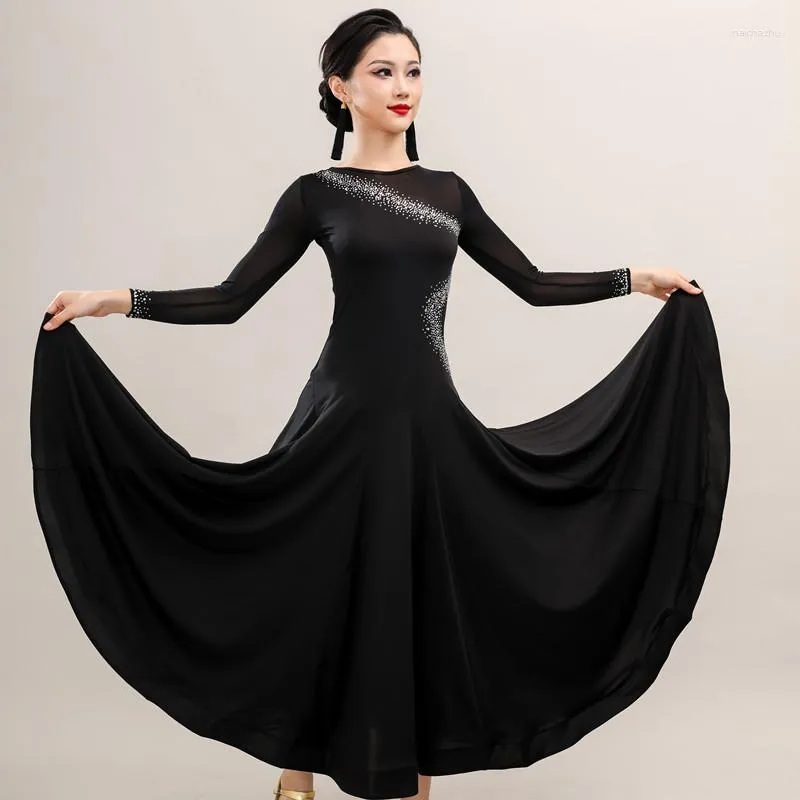 Vêtements de scène femmes mode robe de danse de salon moderne concours de danse Costume valse Tango robes Quickstep