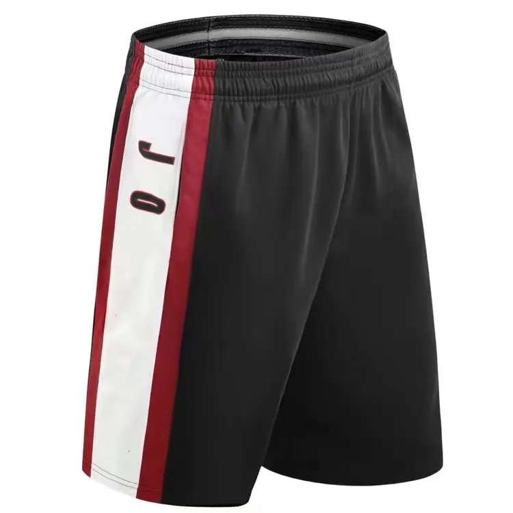 Shorts esportivos masculinos para basquete Jumpman Pant verão fitness elástico tripulação cintura atleta listra respirável ajuste solto