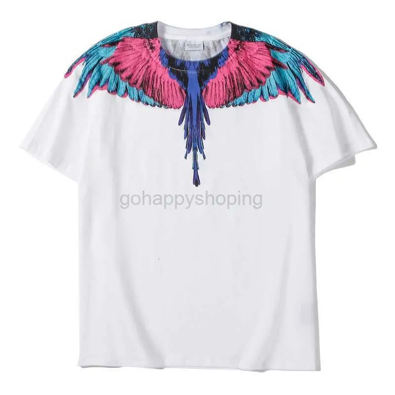 Chaopai Mb Wing T-shirt Homme et Femme Marcelo Classique Imprimé Plume Manches Courtes Summerbfy3 31