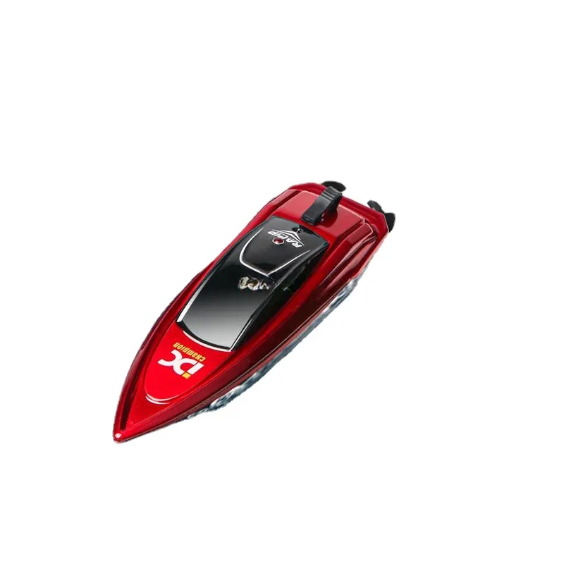 Schnelles Mini-RC-Boot mit Licht, 2,4 G, funkferngesteuertes ferngesteuertes Boot, Hochgeschwindigkeits-Doppelmotorschiff, Sommer-Wasserspielzeug-Geschenk