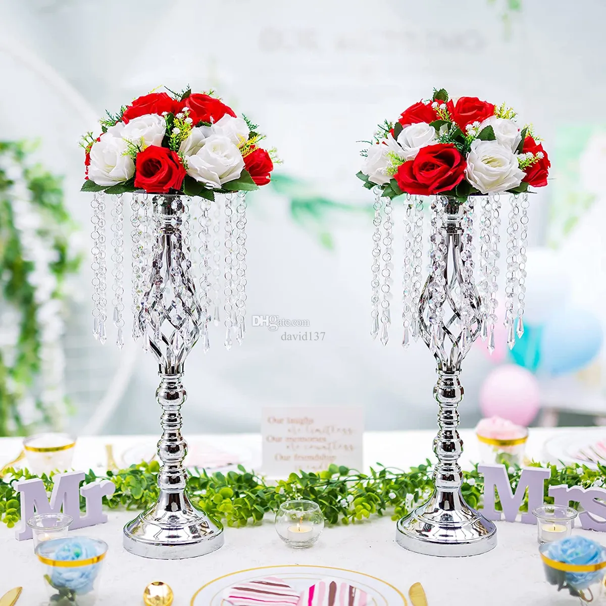 花の装飾クリスタルシャンデリア