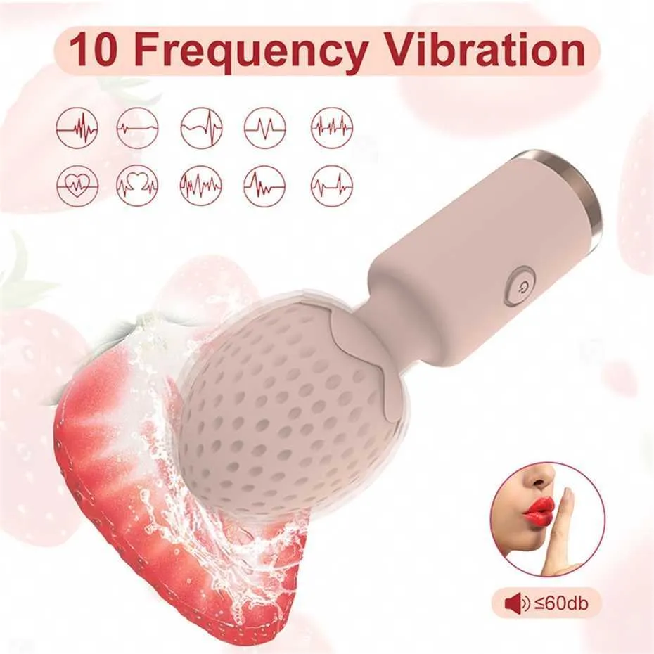 powerful vibration massager Topcobe Vibrating Massager Wand, USB Cordless Handheld Massager with 8 Powerful  Vibration Modes, Black