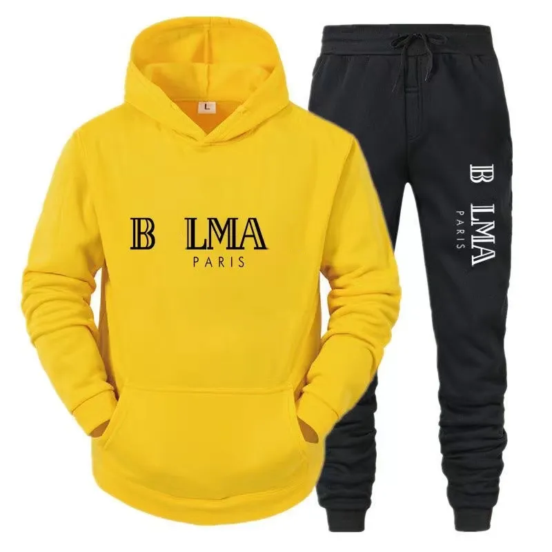 mens tracksuits balman tracksuit designer hoodie suit pure cotton fashion Hoodie trousers Sweatshirt Sportswear The same clothing for lovers M-3XL