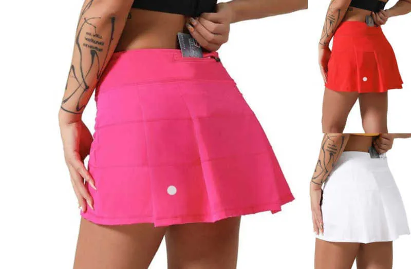 2023 nueva falda de tenis Lemens ropa de mujer pantalones cortos deportivos mujer correr baile Yog ropa interior playa Biker Golf faldas de alta calidad