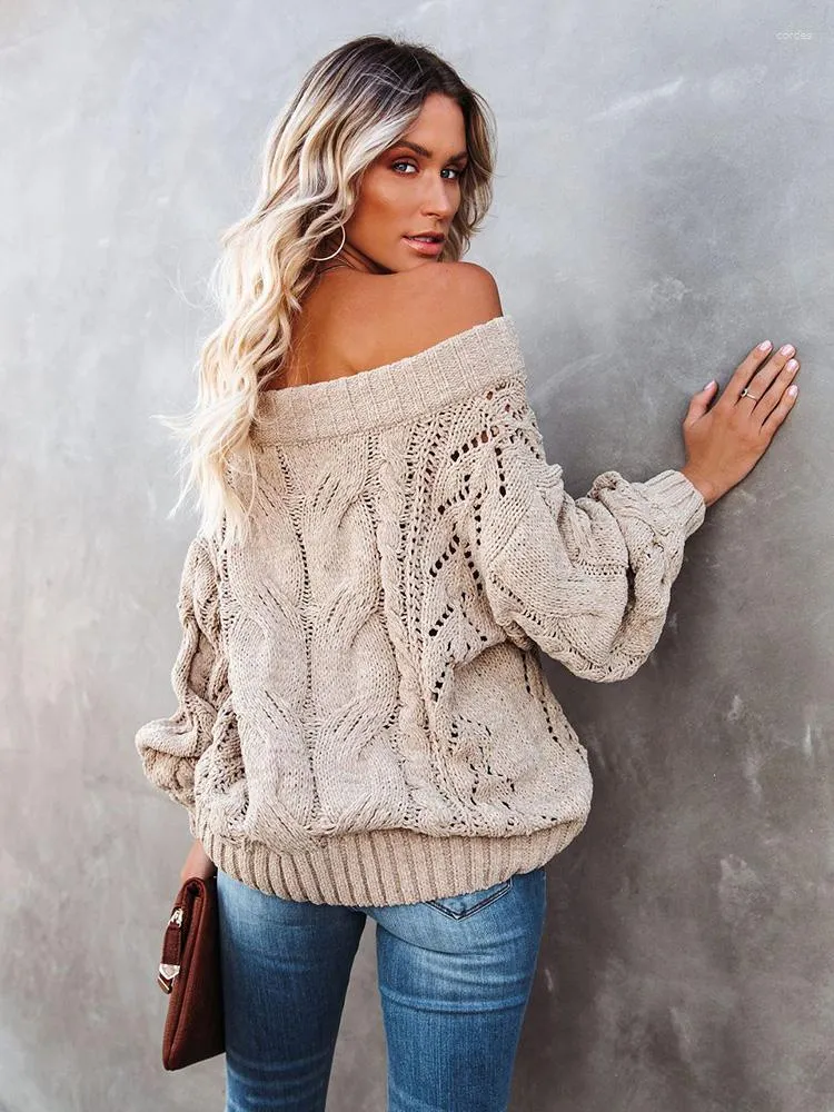 Twisted cold shoulder jumper sweater hot sale