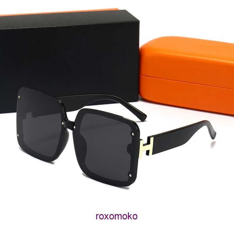 H Designer Sunglasses High Quality Womens Mens Oversize Fashion Sun Glasses UV400 Lens Unisex With Box With Gift Box