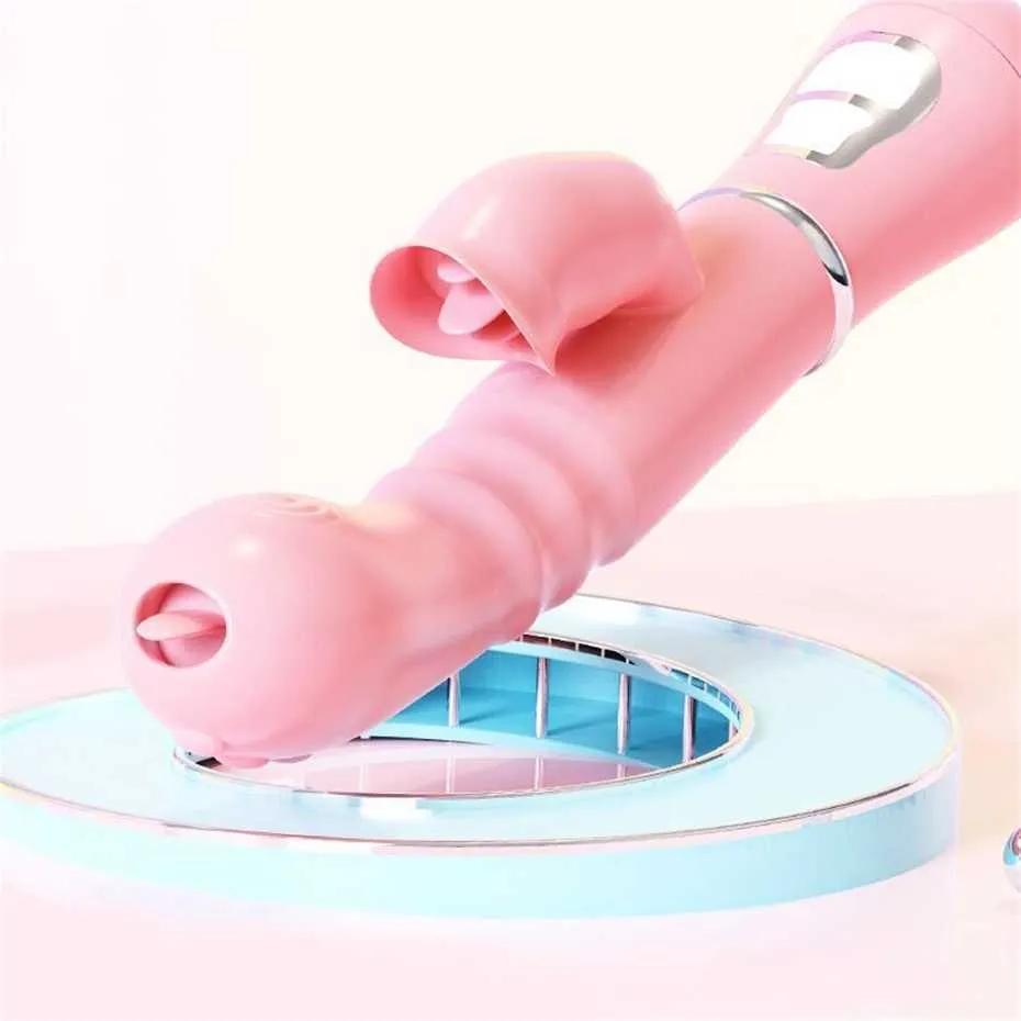 Long Love Fairy Shaker AV Massage Stick Automatic Telescopic Heating Female Device Adult Products 75% Off Online sales