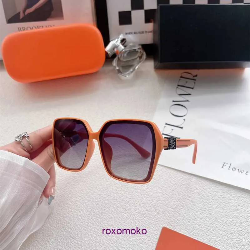 Novos óculos de sol H Orange Design Original Luxury Women With Box With Gift Box