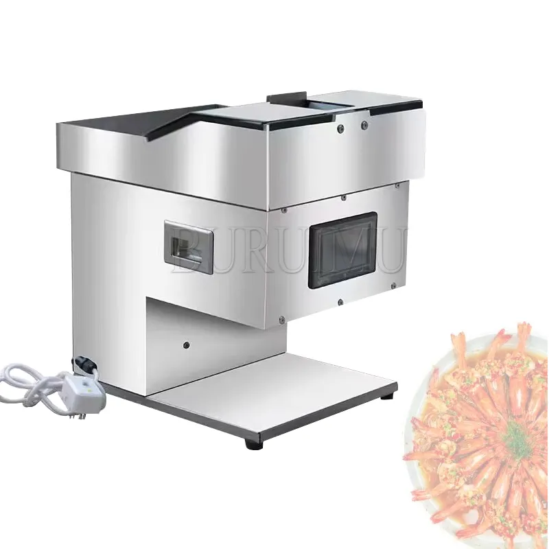 Automatic Stainless Steel Shrimp Deveiner Machine Shrimp Back Open Cutting Peeler Deveiner Machine