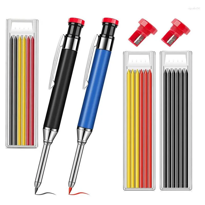Wholesale Solid Hole Mechanical Marker Set For Deep Refill Woodworking