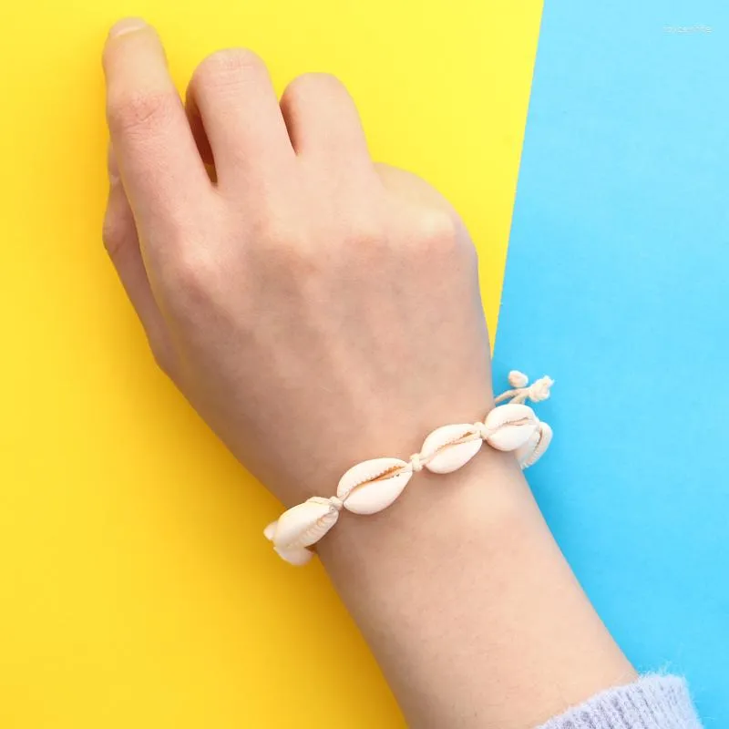 Charm Armbanden Trendy Sea Shell Handgemaakt Voor Vrouwen Meisjes Boheemse Strand Verstelbare Armband Touw Kettingen Verjaardag Sieraden Geschenken