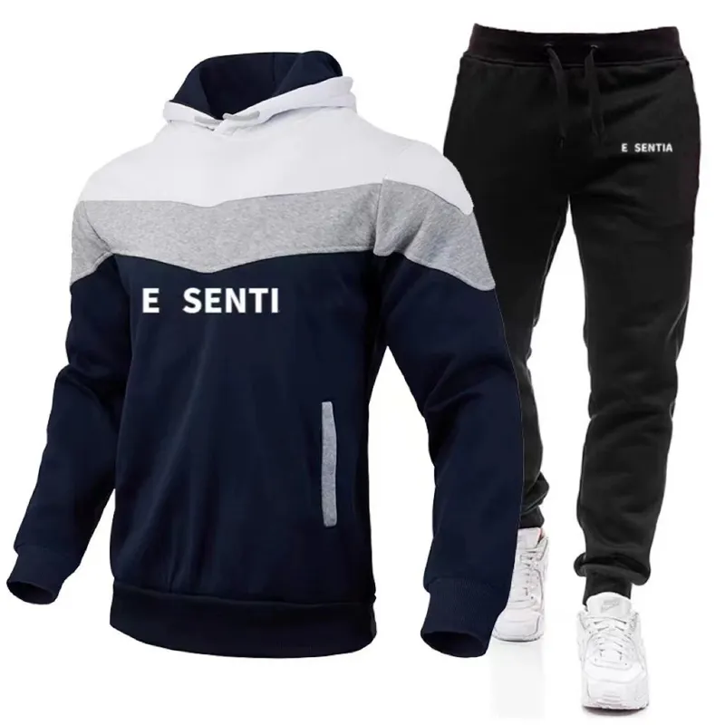 mens survêtements designer sweat costume mens set pur coton mode Hoodie pantalon Sweat Sportswear lettre impression amoureux même vêtements S-3XL