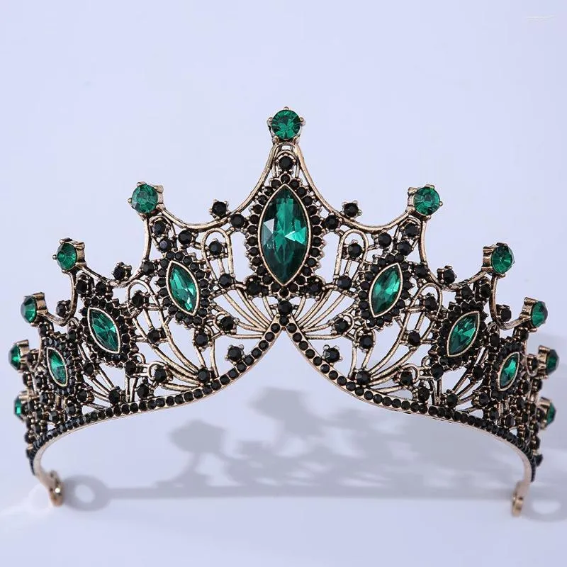 Pinces à cheveux UODCM Baroque luxe diadème cristal couronne de mariée diadème voile diadèmes accessoires de mariage coiffes bijoux de tête