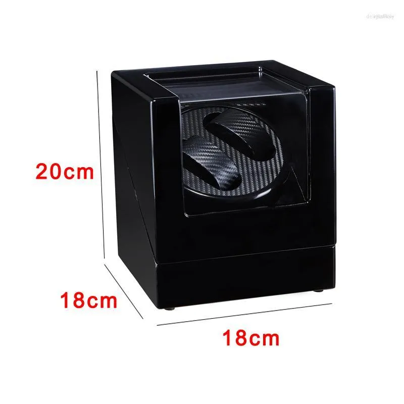 Watch Boxes 4 High End Wooden Automatic Winder Box Watches Storage Jewelry Holder Display Ultra Quiet Shaker Remontoir