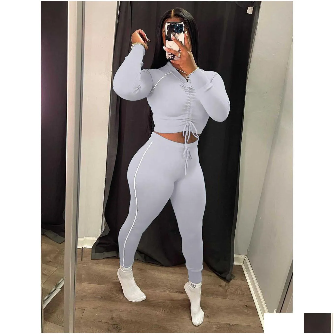 2021 Fashion Women Track Suits Sports Wear Jogging Suits Ladies