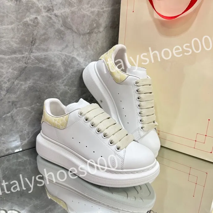 Top Fashion Shoe White Black Dream Sneaker Women and Mens Rube Sole Miękkie skórzane trenerzy skórzanych cielęcy