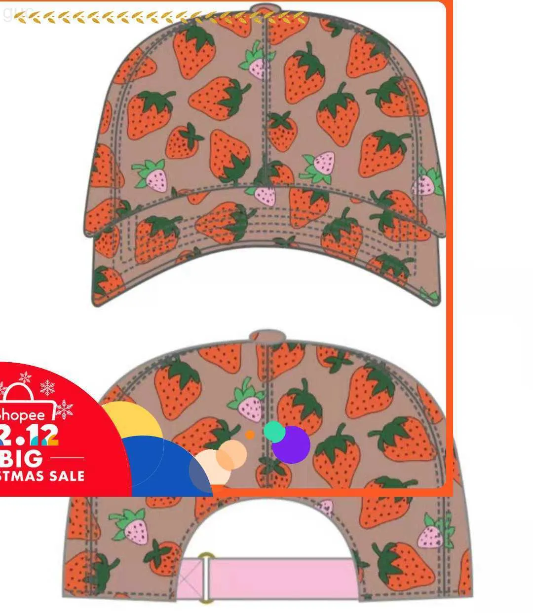 81 berretti da baseball alla fragola uomo in cotone cactus lettera classica berretti a sfera cappelli estivi da donna cappelli da sole all'aperto regolabili Snapback Cap visiera carina da ragazza1995583